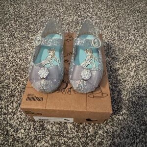 Mini Melissa Elsa she is toddler size 7